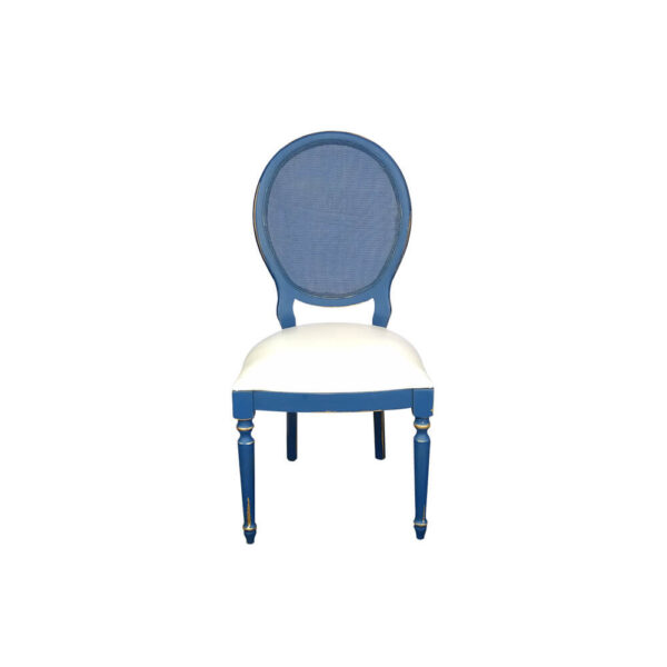 Cadeira Medalhão Azul