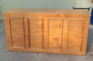 BALCÃO VALENCIA MADEIRA 2.00C X 70L X 1.00A